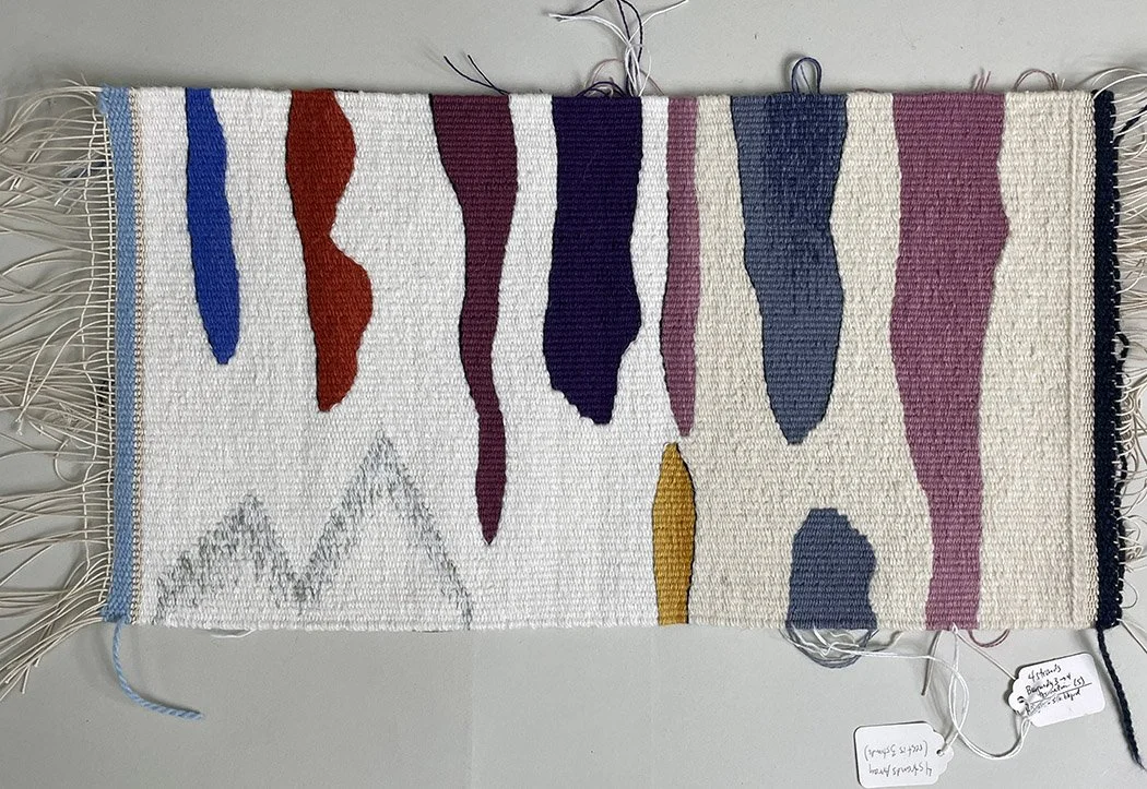 洋書 TAPESTRY WEAVING Winter Trees Weave-Along projects — Rebecca Mezoff
